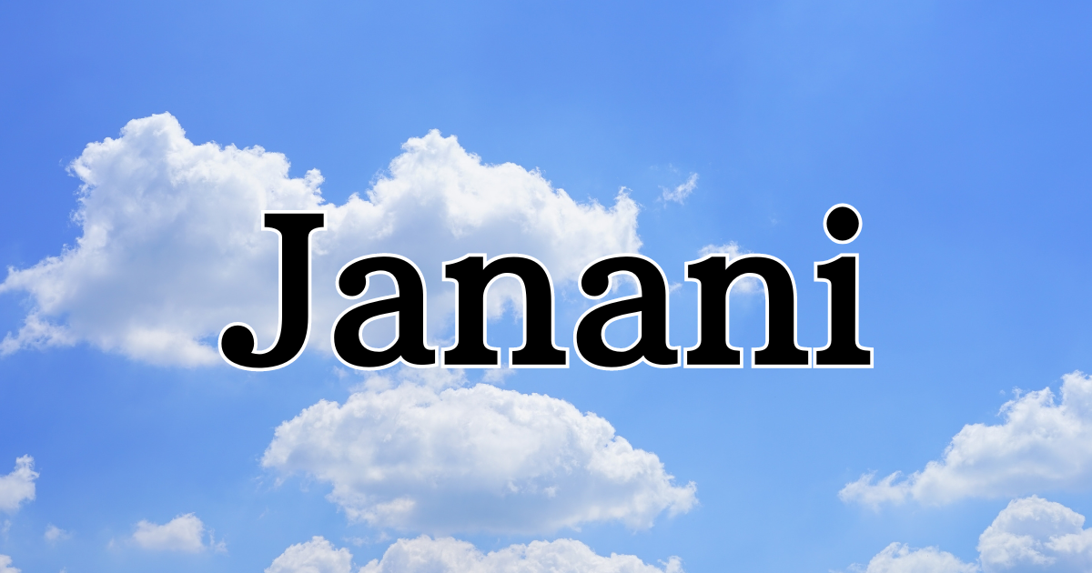Janani